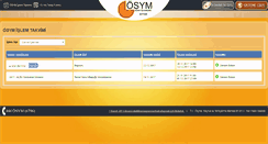 Desktop Screenshot of ais.osym.gov.tr