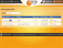 Tablet Screenshot of ais.osym.gov.tr